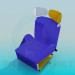 modello 3D Convertibile di sedile - anteprima