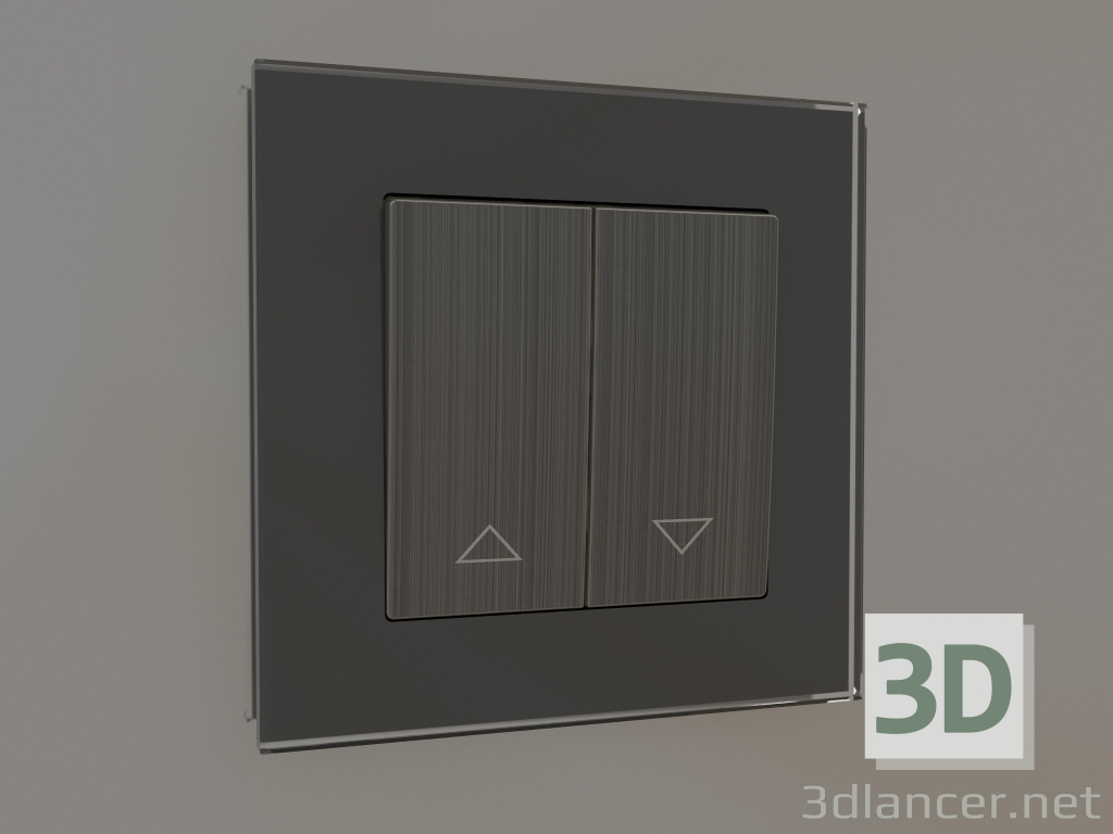 Modelo 3d Interruptor de persianas (bronze) - preview