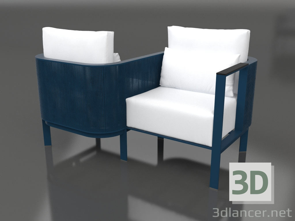 3D Modell Tu&Yo Sofa (Graublau) - Vorschau