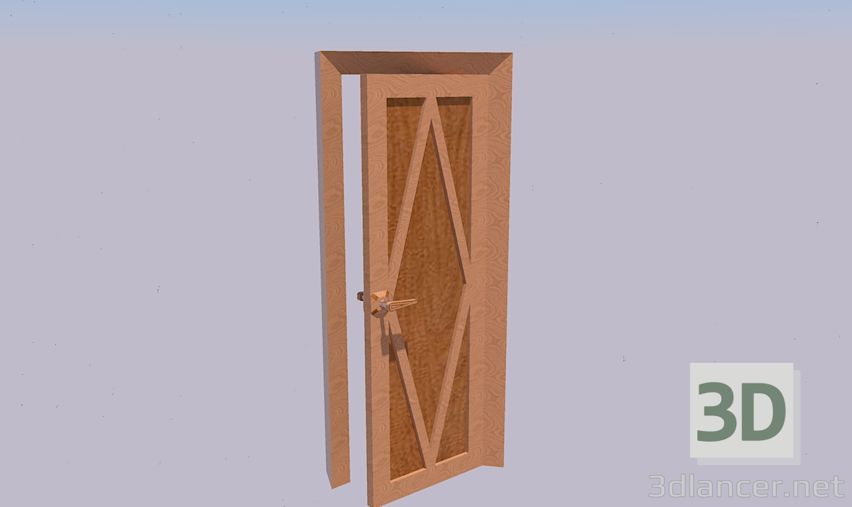 3 डी मॉडल दरवाजा - पूर्वावलोकन