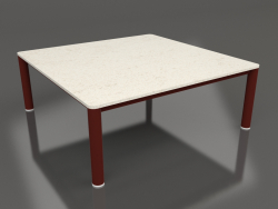 Coffee table 94×94 (Wine red, DEKTON Danae)
