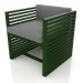 3D Modell Sessel (Flaschengrün) - Vorschau