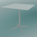 3 डी मॉडल टेबल मिस्टर एक्स (9510-01 (70x70 सेमी), एच 73 सेमी, सफेद, सफेद) - पूर्वावलोकन