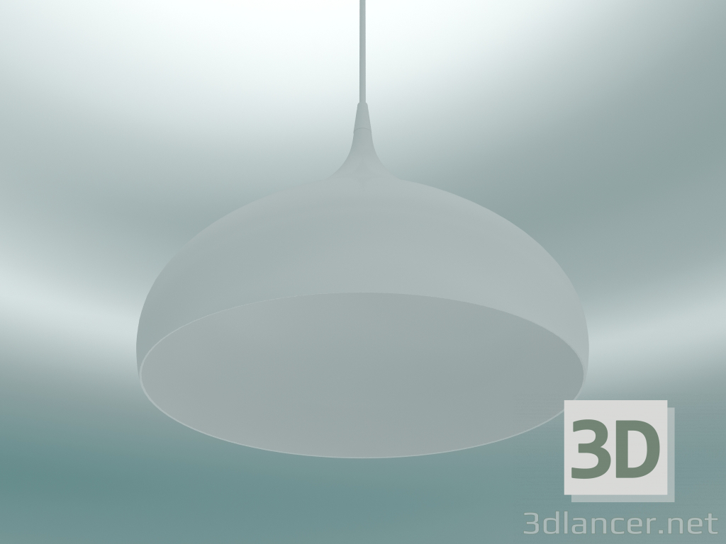 Modelo 3d Luminária pendente giratória (BH2, Ø40cm, H 34cm, branco) - preview