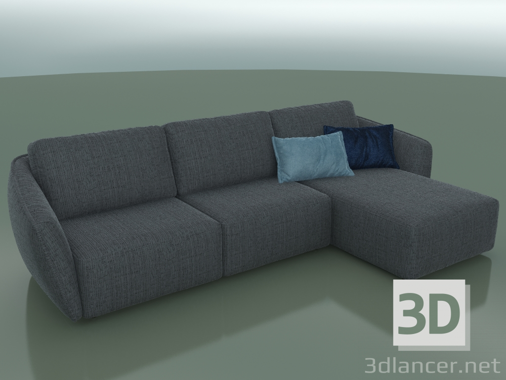 3d model Angular sofa Moon (3140 x 1800 x 770, 314MOO-180-CR) - preview