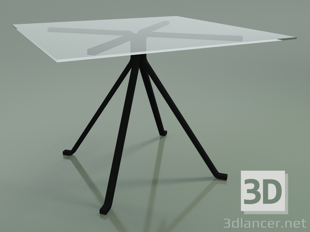 modello 3D Tavolo quadrato CUGINO (H 72 cm, 100x100 cm) - anteprima