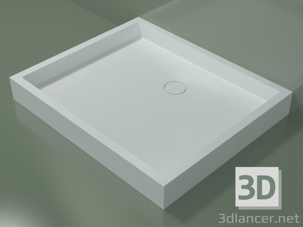 3D modeli Duş teknesi Alto (30UA0141, Glacier White C01, 120x100 cm) - önizleme