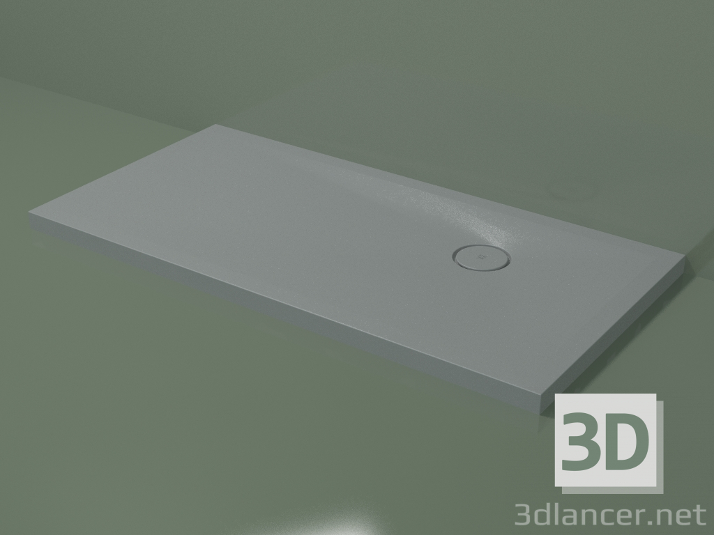 modèle 3D Receveur de douche (30UBС112, Silver Grey C35, 140 X 70 cm) - preview