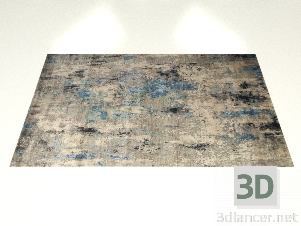 3d model Knotted rug, Himalaya design - preview