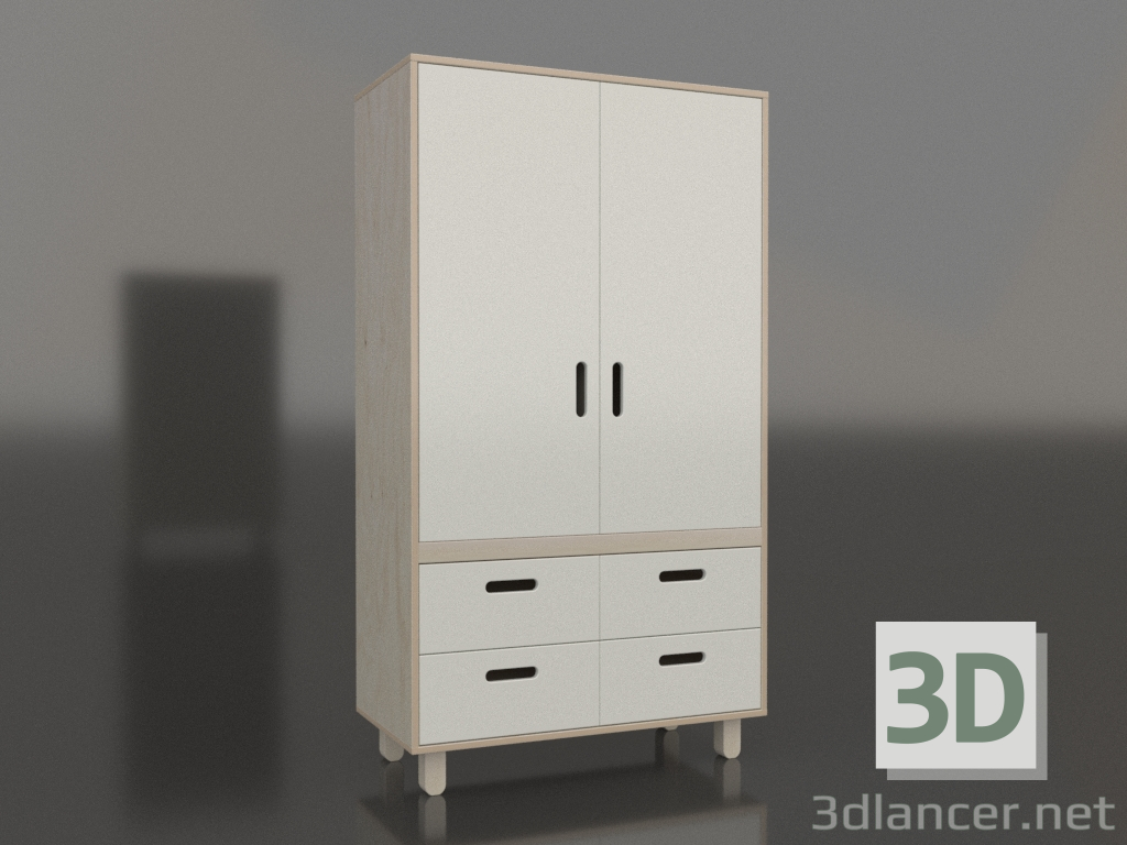 3d model Wardrobe closed TUNE HB (WNTHBA) - preview