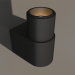 3D Modell Lampe SP-SPICY-WALL-MINI-S60x39-3W Warm3000 (BK, 40 Grad, 230V) - Vorschau