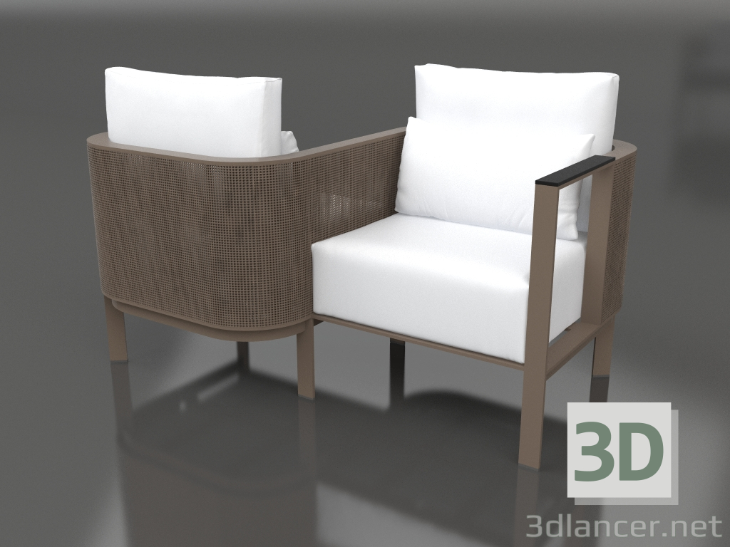 3D modeli Tu&Yo kanepe (Bronz) - önizleme
