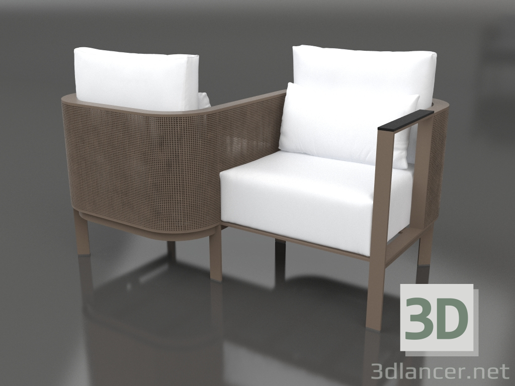 3d model Sofá Tu&Yo (Bronce) - vista previa