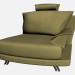 Modelo 3d Super roy cadeira com apoio de cabeça 2 - preview