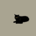 modello 3D Gatto con pelliccia nera - anteprima