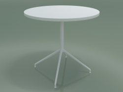 Table ronde 5711, 5728 (H 74 - Ø79 cm, étalée, Blanc, V12)