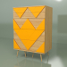 3d model Chest of drawers Big Woo (orange, light veneer) - preview