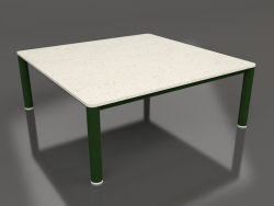 Coffee table 94×94 (Bottle green, DEKTON Danae)