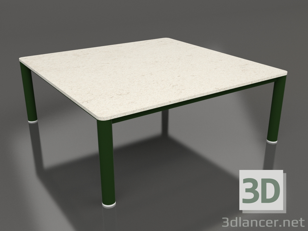 modello 3D Tavolino 94×94 (Verde bottiglia, DEKTON Danae) - anteprima