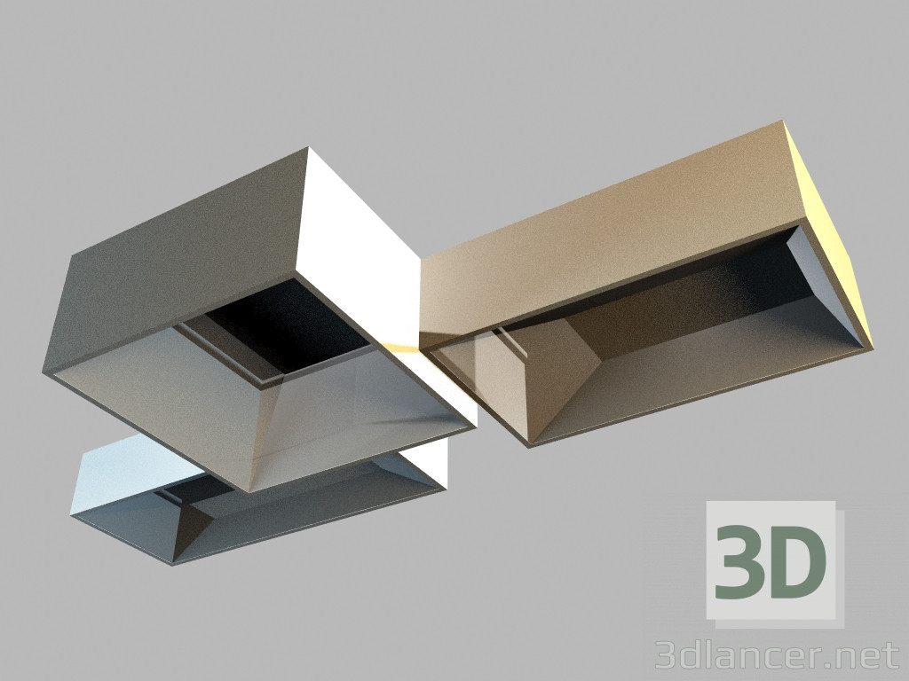 modello 3D Lampada da soffitto di 5384 - anteprima