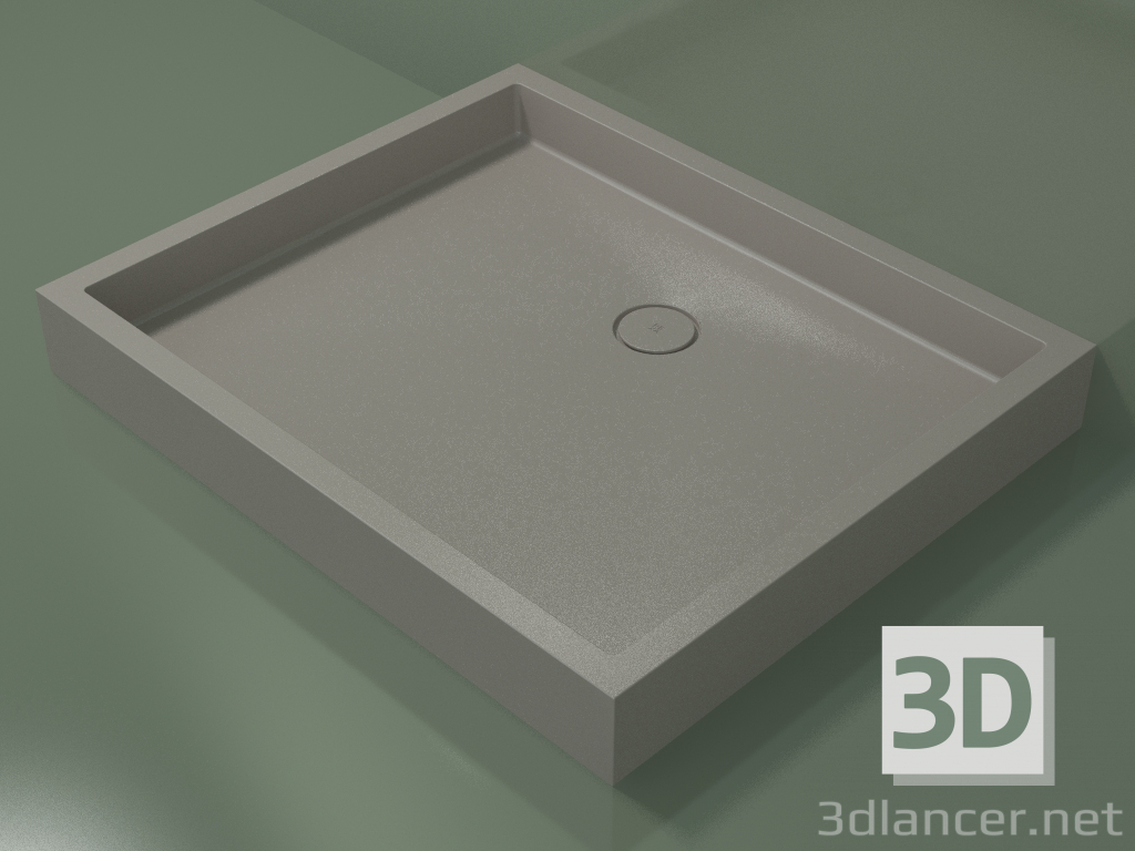 Modelo 3d Base de duche Alto (30UA0141, Clay C37, 120x100 cm) - preview