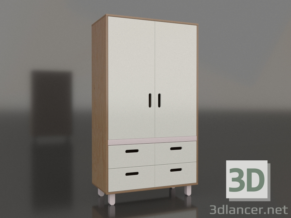 3d model Wardrobe closed TUNE HS (WPTHCA) - preview