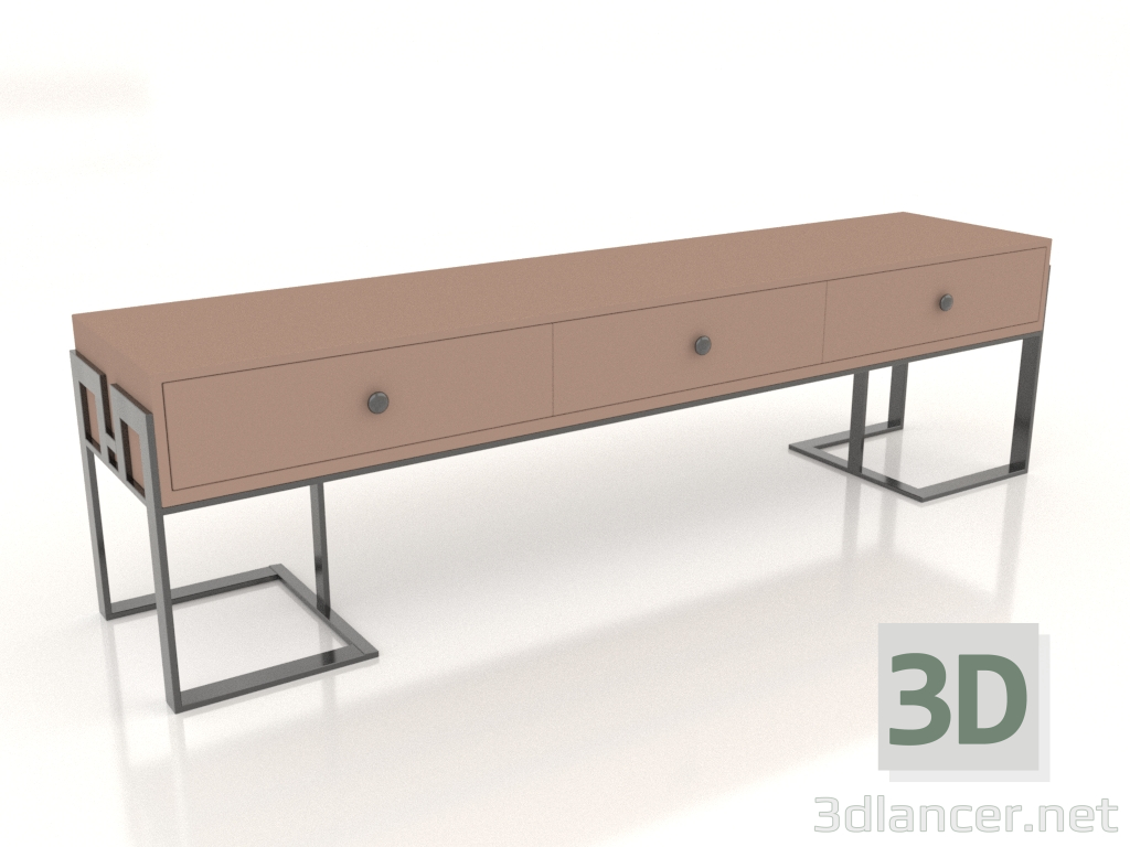3d model TV stand (Cappuccino) - preview