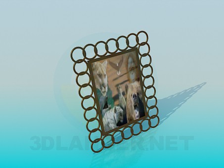 3d model Frame for the photo - preview