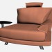 3d model Super roy Chair with stand and headrest 2 - preview