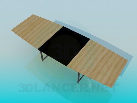 modèle 3D Table pliante - preview