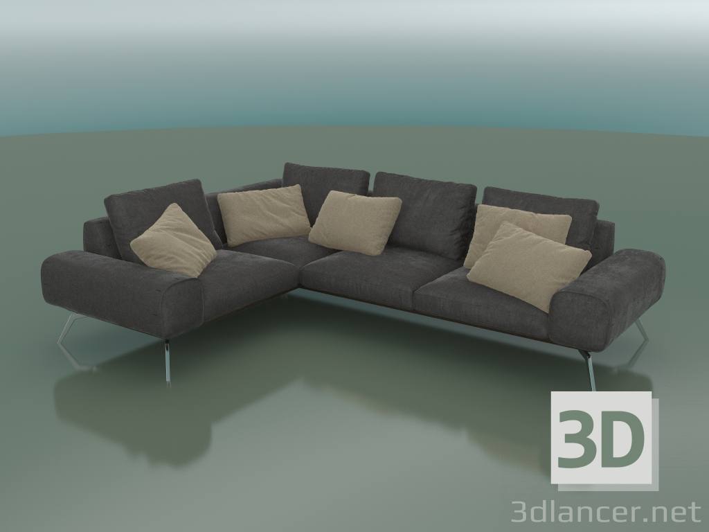 3D modeli Açısal kanepe Linda (2960 x 2160 x 700, 296LIN-216-CL) - önizleme