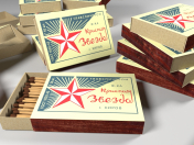 Allumettes en bois format de poche de Red Star