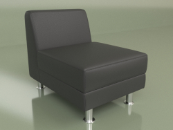 Section Evolution 1-seater (Black leather)