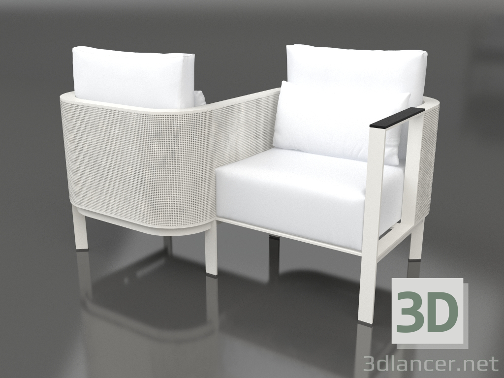 3D modeli Tu&Yo kanepe (Akik gri) - önizleme