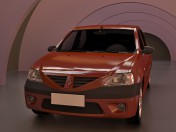 Дачія логан Renault 3D модель