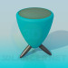 3d model Soft stool - preview