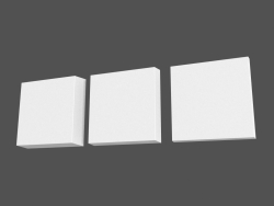 Paneles 3D (elementos) Tetris