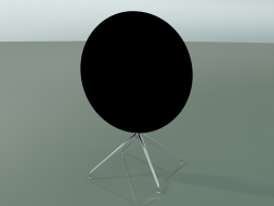 Стіл круглий 5711, 5728 (H 74 - Ø79 cm, складений, Black, LU1)