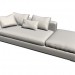 3D Modell Sofa-Einheit (Abschnitt) 2405DX - Vorschau