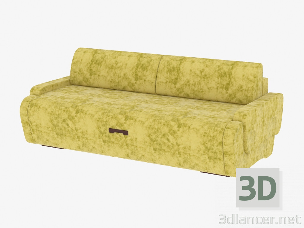 3D modeli Çift Kişilik Kanepe Yatak - önizleme