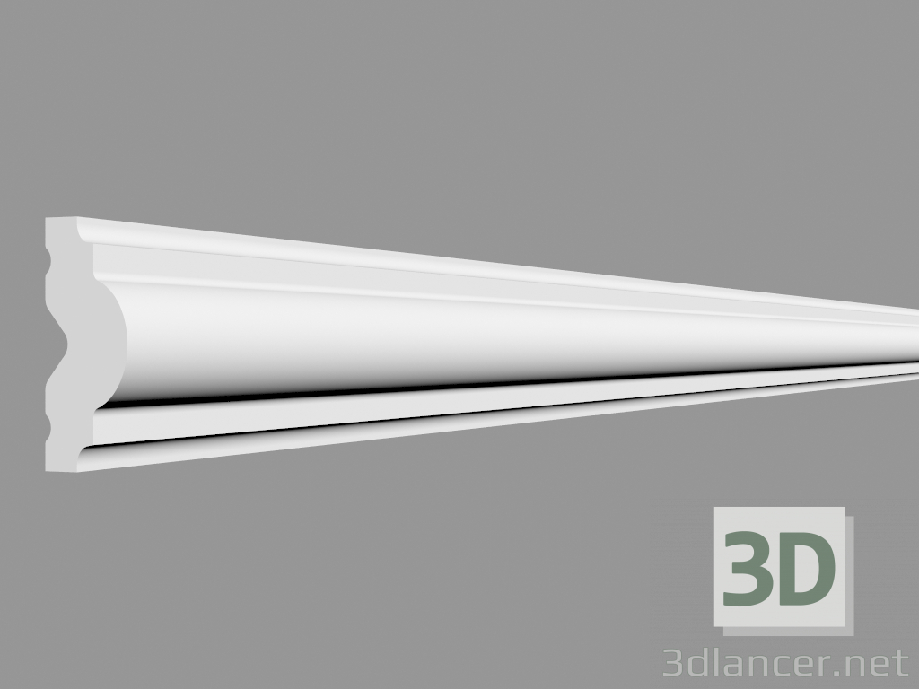 3D modeli PX103 kalıplama (200 x 2,5 x 1,2 cm) - önizleme