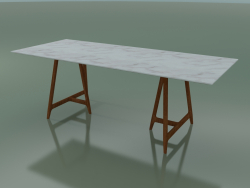 Rechteckiger Tisch EASEL (Marmorplatte)