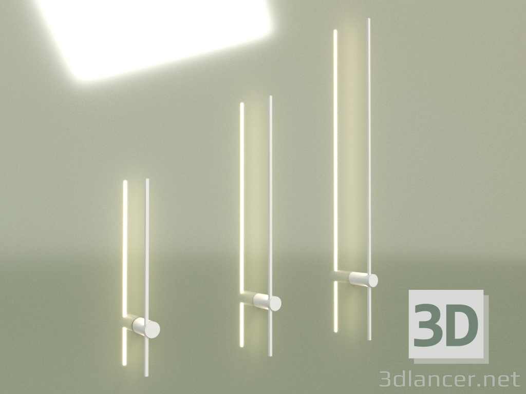 3D modeli Duvar lambası LINE 7W 3000K WH 13006 - önizleme