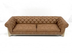 Диван Cocoon Chesterfield 4 Seater Bleu Nature