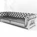Kokon Chesterfield Sofa 4 Sitzer Bleu Nature 3D-Modell kaufen - Rendern