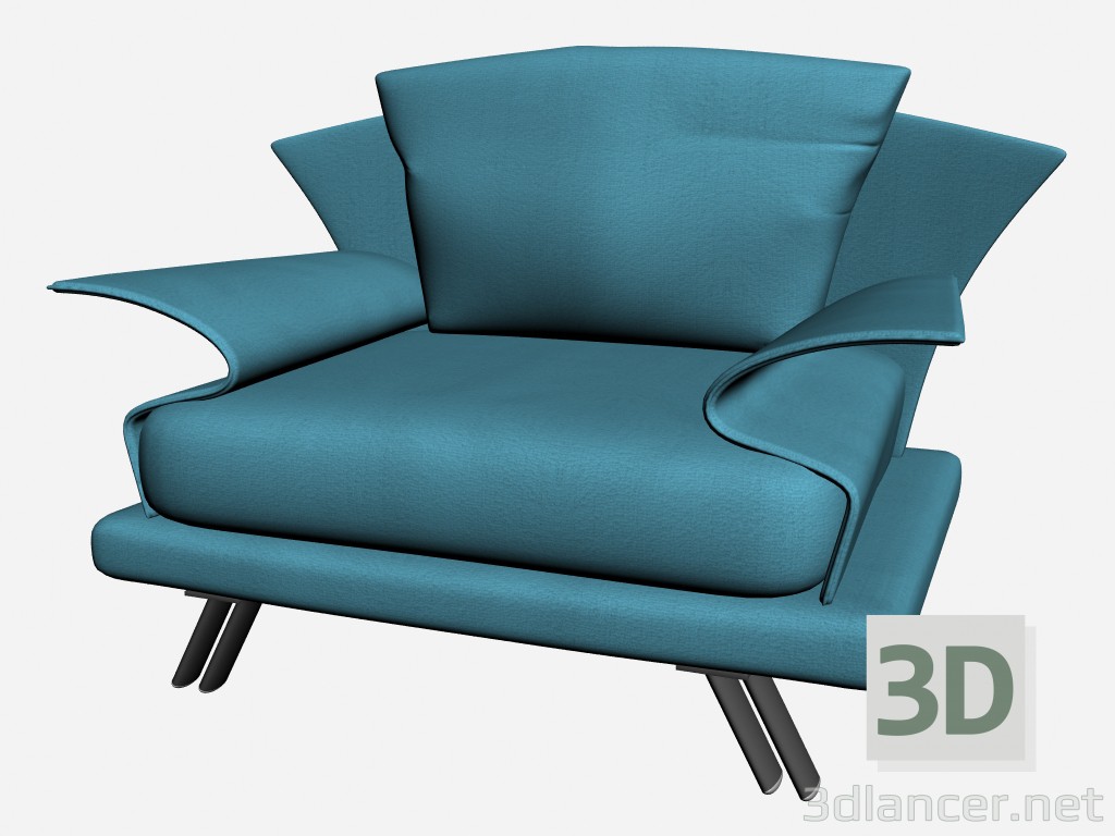 3 डी मॉडल सुपर कुर्सी रॉय 1 - पूर्वावलोकन