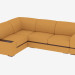 3d model Corner sofa bed for three persons - preview
