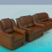 3D Modell Eine Reihe von sofas - Vorschau
