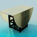 3D Modell Tropfenblatt Tisch - Vorschau