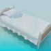3d модель Ліжко односпальне – превью